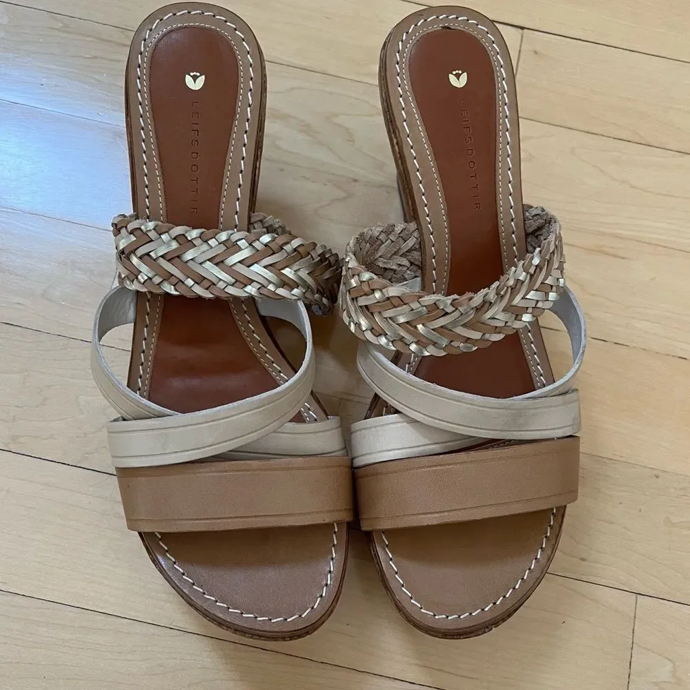 Leifsdottir Onni Wedge Leather Sandal 39.5